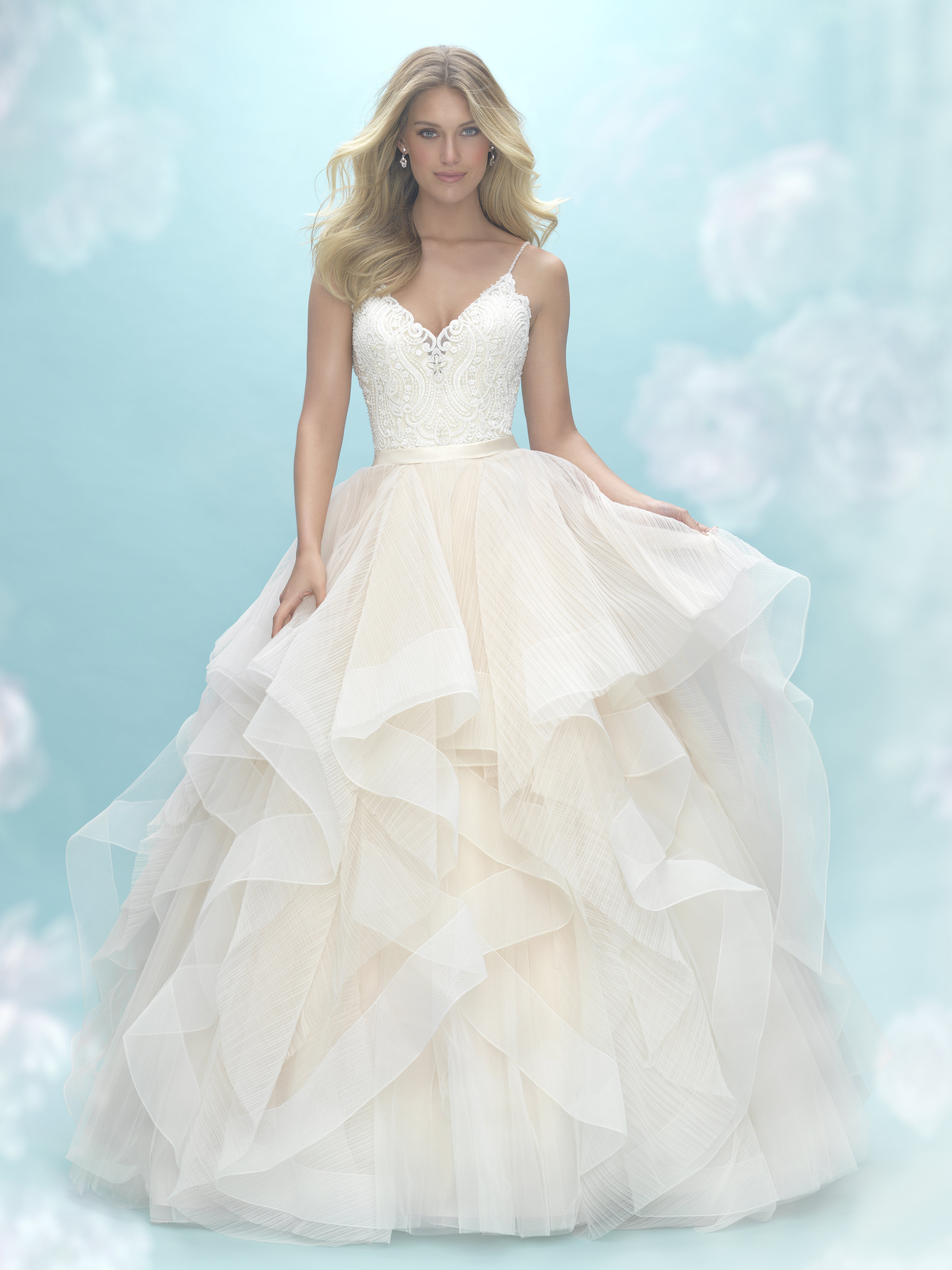 A1104 Ball Gown Wedding Dress by Allure Bridals - WeddingWire.com